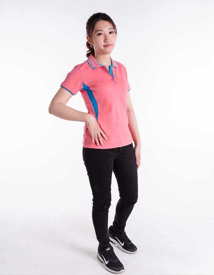 剪接女用POLO衫